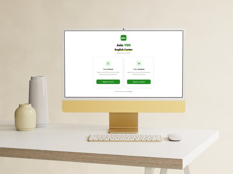 Tutoring Centre Operations Rebuild, portfolio screenshot by Femmy Creative Hub